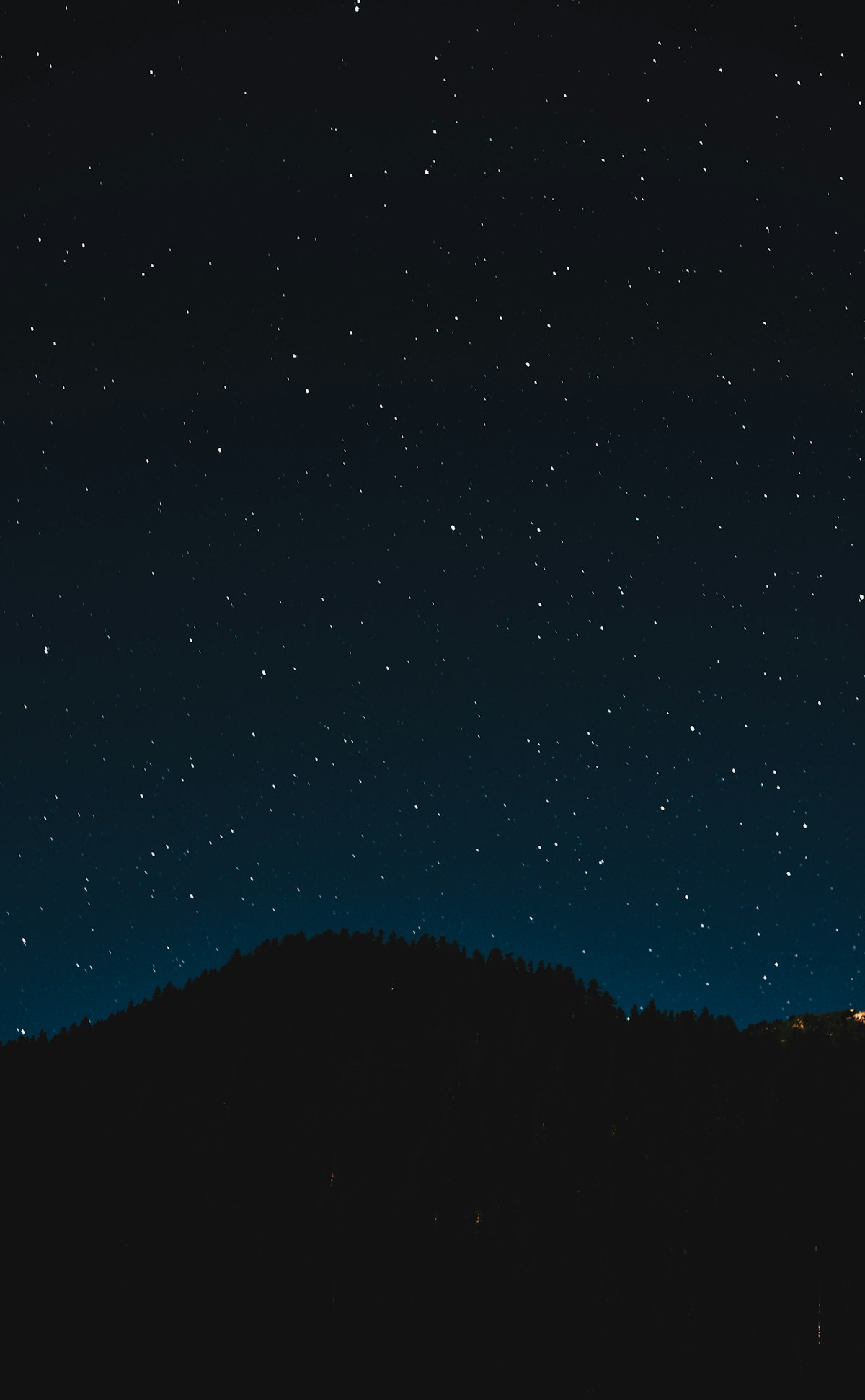 Night sky — the moon guides our work cycles